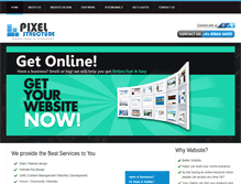 Tablet Screenshot of pixelstructure.com